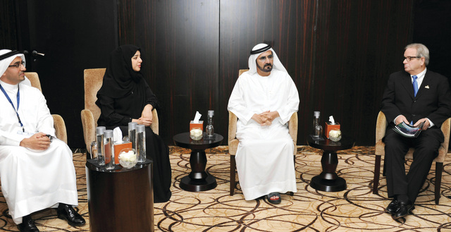 "نائب رئيس الدولة يستمع إلى تفاصيل الملتقى الذي يختتم فعالياته اليوم"