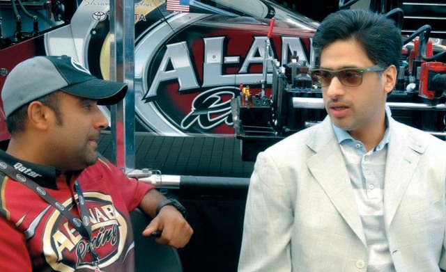 "مروان المعلا مع خالد البلوشي في حلبة لاس فيجاس\t من المصدر"