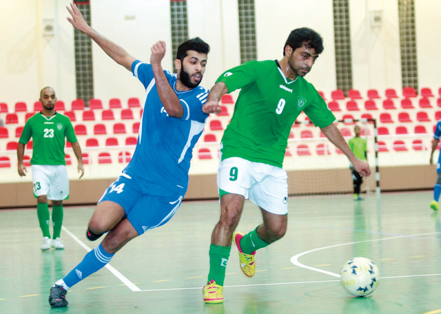 "مباراة النصر والخليج لم تكتمل\tتصوير خالد نوفل"