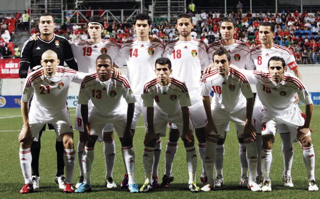 "المنتخب الأردني لكرة القدم \tالبيان"