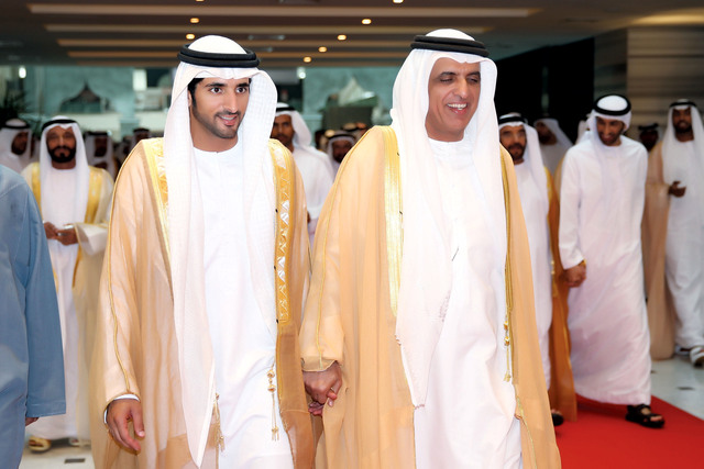 "سعود بن صقر القاسمي وحمدان بن محمد"