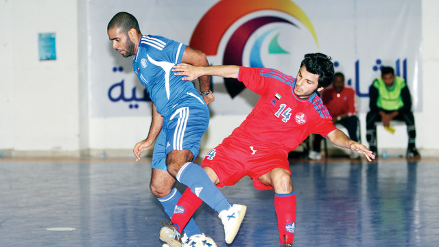 "من مباريات دوري الصالات\t \tالبيان"