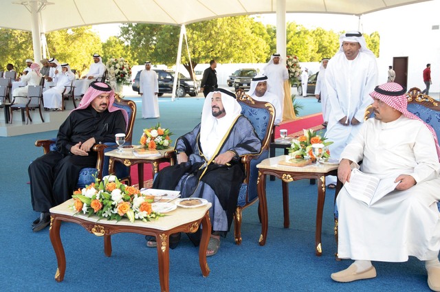 "حاكم الشارقة يشهد ختام المهرجان \t تصوير: يونس يونس"