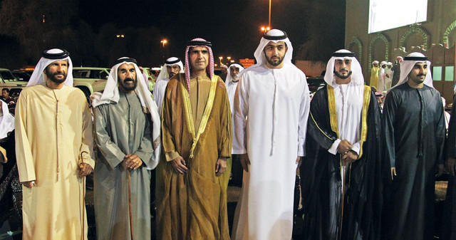 "ولي عهد أم القيوين يشارك في افراح الخواطر"