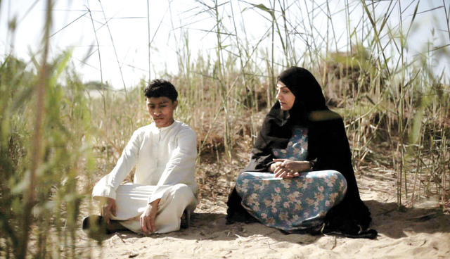 "مشهد من فيلم \"الفيل لونه أبيض\" لوليد الشحي\t أرشيفية"