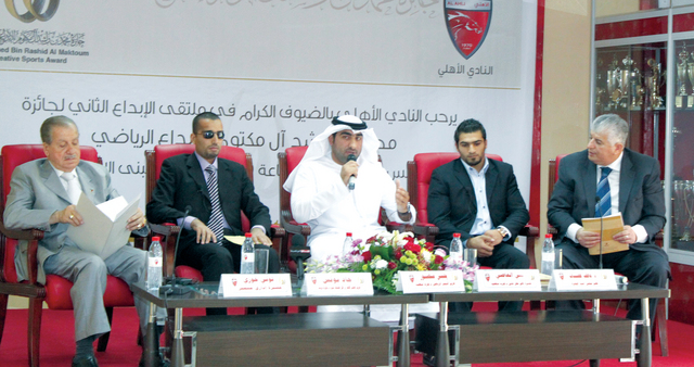 "جانب من ملتقى المبدعين الثالث الذي عقد العام الماضي\t من المصدر"