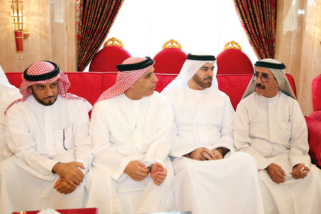 "حشر ال مكتوم ومحمد القرقاوي ومطر الطاير ومحمد المري"