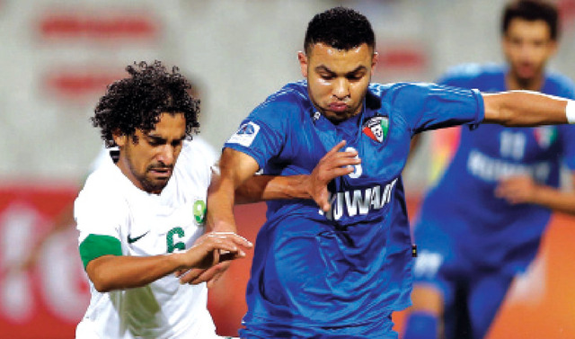 "الأزرق الكويتي بعثر أوراق الأخضر السعودي \tرويترز"