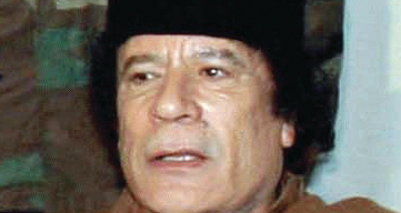 "معمر القذافي"