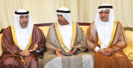 "حميد القطامي وحسين لوتاه وعبد الرحمن العويس"