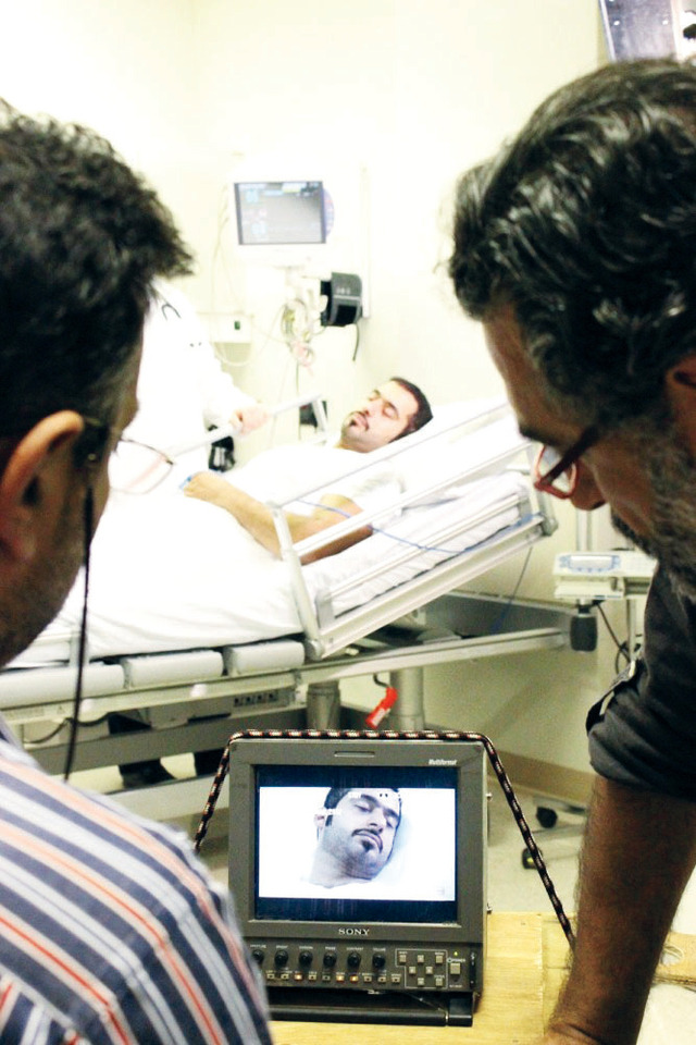 "مهدي في أحد مواقع\tالتصوير\tالبيان"