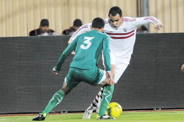 "من لقاء الزمالك الذي حقق الفوز على الاتحاد السكندري \t البيان"