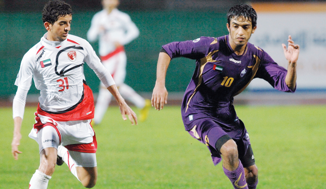 "الإمارات ينجو من مطب الذيد بتعادل مثير \t\tتصوير : محمد منور"