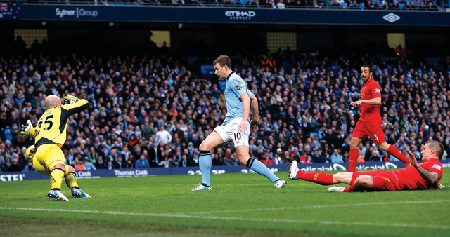 "مانشستر سيتي فشل في الفوز على ليفربول \tرويترز"