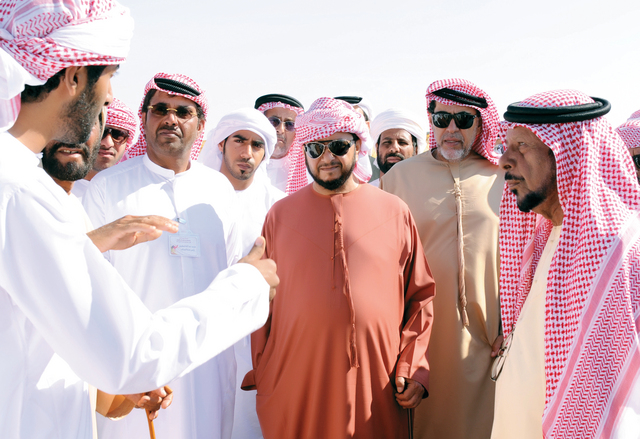 "جولة سمو الشيخ سلطان بن زايد في ميدان المحالب 3"