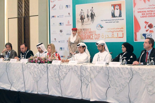 "الإعلان عن سباق كأس رئيس الدولة للقدرة وسباق الشيخة فاطمة بنت منصور من المصدر"