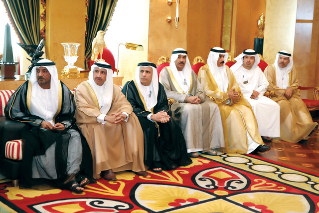 "أحمد بن سعيد والشيباني ومصبح الفتان والطاير ولوتاه والمزينة والمري"