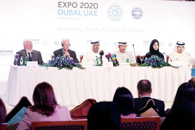 "المؤتمر الصحافي الختامي لوفد اكسبو 2020 \tتصوير: مصطفى الاميري"