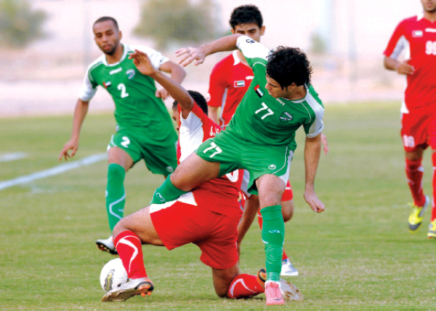 "العروبة يتفوق بالستة على الجزيرة الحمراء تصوير: محمد منور"