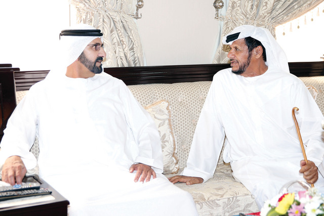 "نائب رئىس الدولة في حديث مع الشيبة"