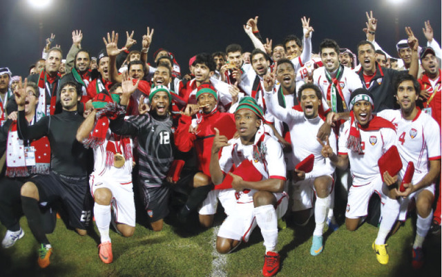 "منتخبنا الوطني بطل خليجي 21\tالبيان"