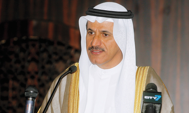 "المنصوري خلال الافتتاح \tمن المصدر"