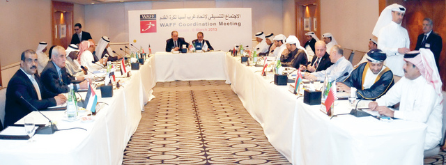 "من اجتماع اتحاد غرب آسيا التنسيقي للمرشحين لانتخابات الإتحاد الآسيوي\t البيان"