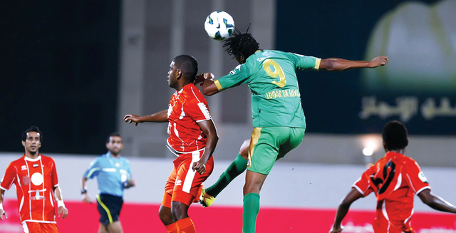 "إدغار سجل هدف التعادل الغالي للشباب في المباراة الأخيرة مع عجمان\t\tالبيان"