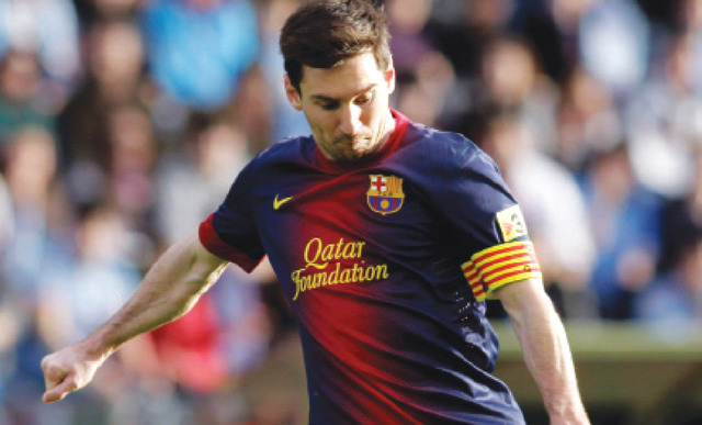 "ميسي ..محطم الأرقام القياسية \t أف ب"