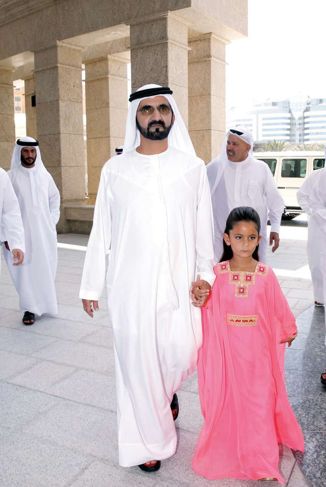 "محمد بن راشد وكريمته الجليلة ومصبح الفتان"