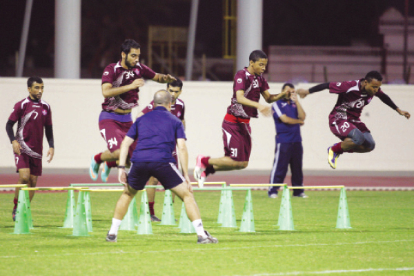 "جدية وحماسة في تدريبات الشعب\t البيان"