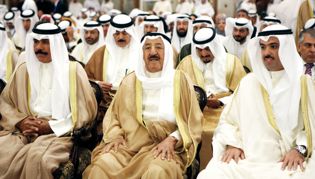 "أمير الكويت خلال حضوره افتتاح الاتحاد البرلماني العربي\t \tأ ف ب"