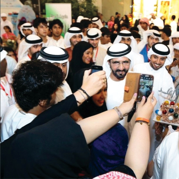 "محمد بن راشد:تفقدت اليوم معرض التاجر الصغير وفخور بطموح شبابنا"