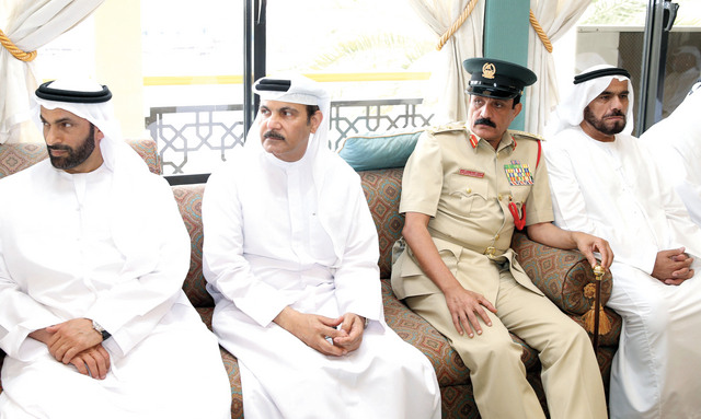 "عبيد الكعبي ومحمد القمزي وعيسى الميدور وخميس المزينة"