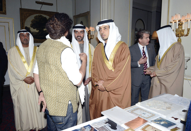 "منصور وحامد وعبد الله بن زايد واحمد بن سعيد"