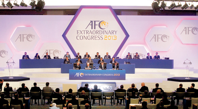 "جانب من اجتماع الجمعية العموميةغير العادية للاتحاد الاسيوى فى كوالالمبور \tتصوير هشام تكنيوين"