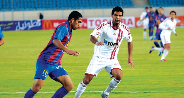 "مباريات الزمالك وبتروجيت دائماً ما تحفل بالإثارة\t\tأرشيفية"