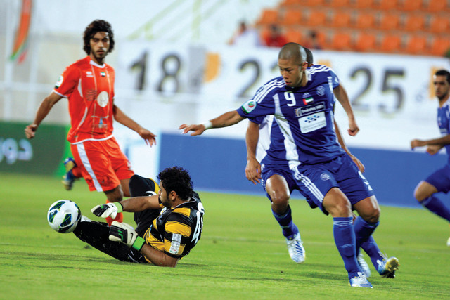 "عجمان استحق الفوز على النصر\t تصوير:يونس يونس"