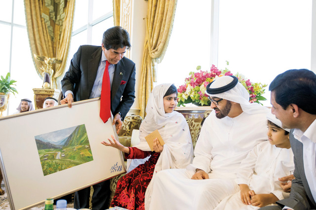 ".. وسموه مستقبلاً الفتاة مالالا"