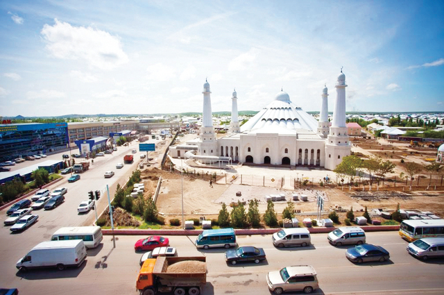"لقطة تظهر المسجد"