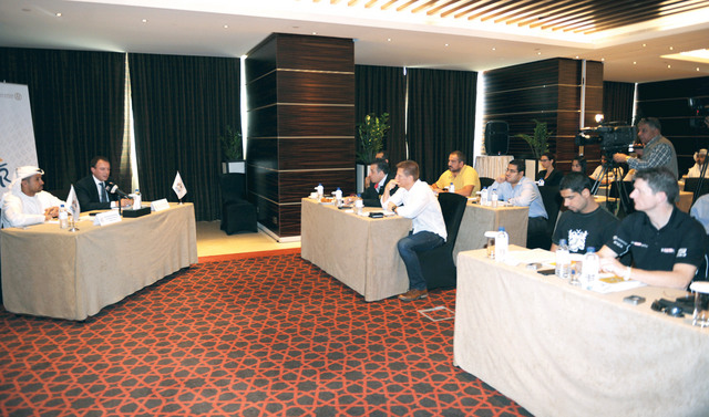 "حريز المر بن حريز يتحدث خلال ورشة العمل \tمن المصدر"