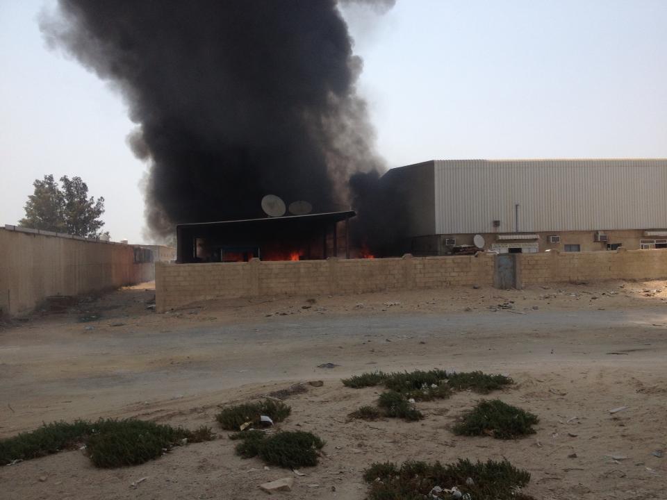 "الصورة من حساب الفيسبوك للقارئ مروان العسّاف"