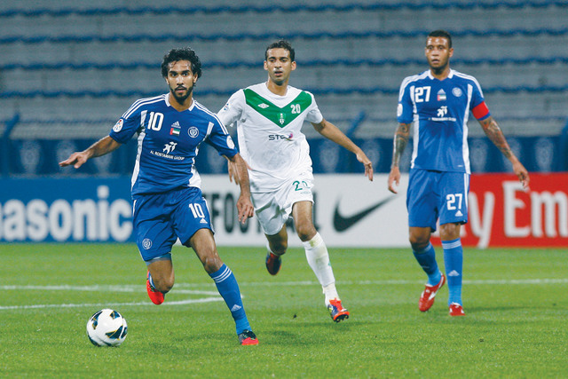 "لقاء سابق بين النصر والأهلي السعودي في دوري أبطال آسيا \tالبيان"