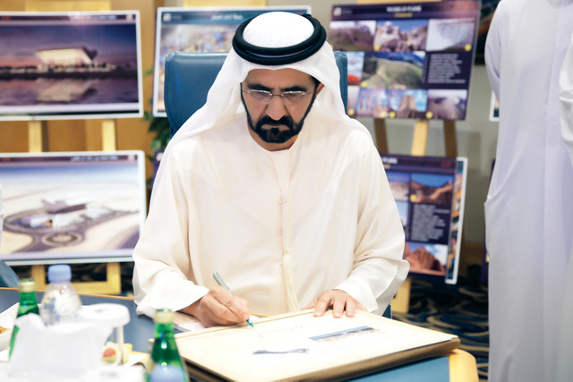 "..وسموه يوقع وثيقة ضم خور دبي الى اليونسكو"