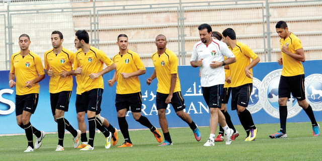 "منتخب الأردن يبدأ استعداداته لمواجهة سوريا \t\tالبيان"