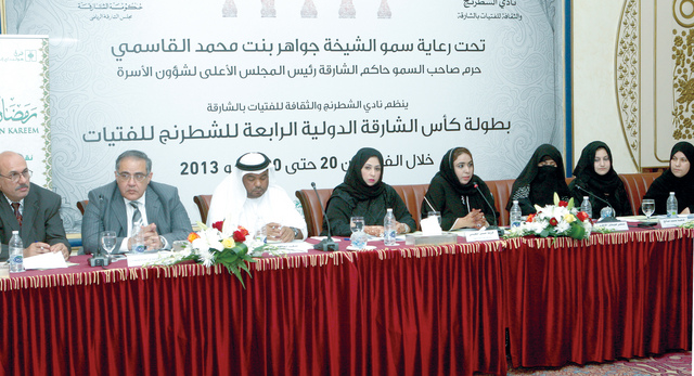"من المؤتمر الصحافي للبطولة الدولية الرابعة\tتصوير- محمود الخطيب"