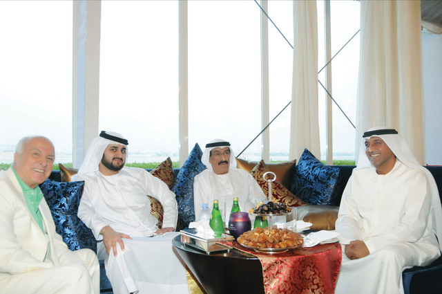 "مكتوم بن محمد وأحمد بن سعيد والنابودة"