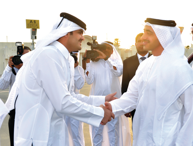"عبد الله بن زايد خلال الوصول"