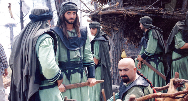 "مشهد من مسلسل \"الكواسر\" \tأرشيفية"