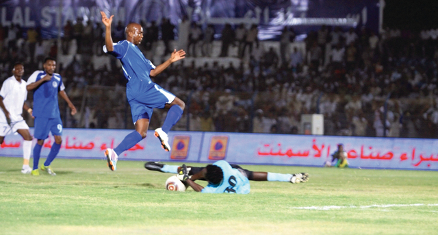 "جانب من منافسات الدوري السوداني \t من المصدر"